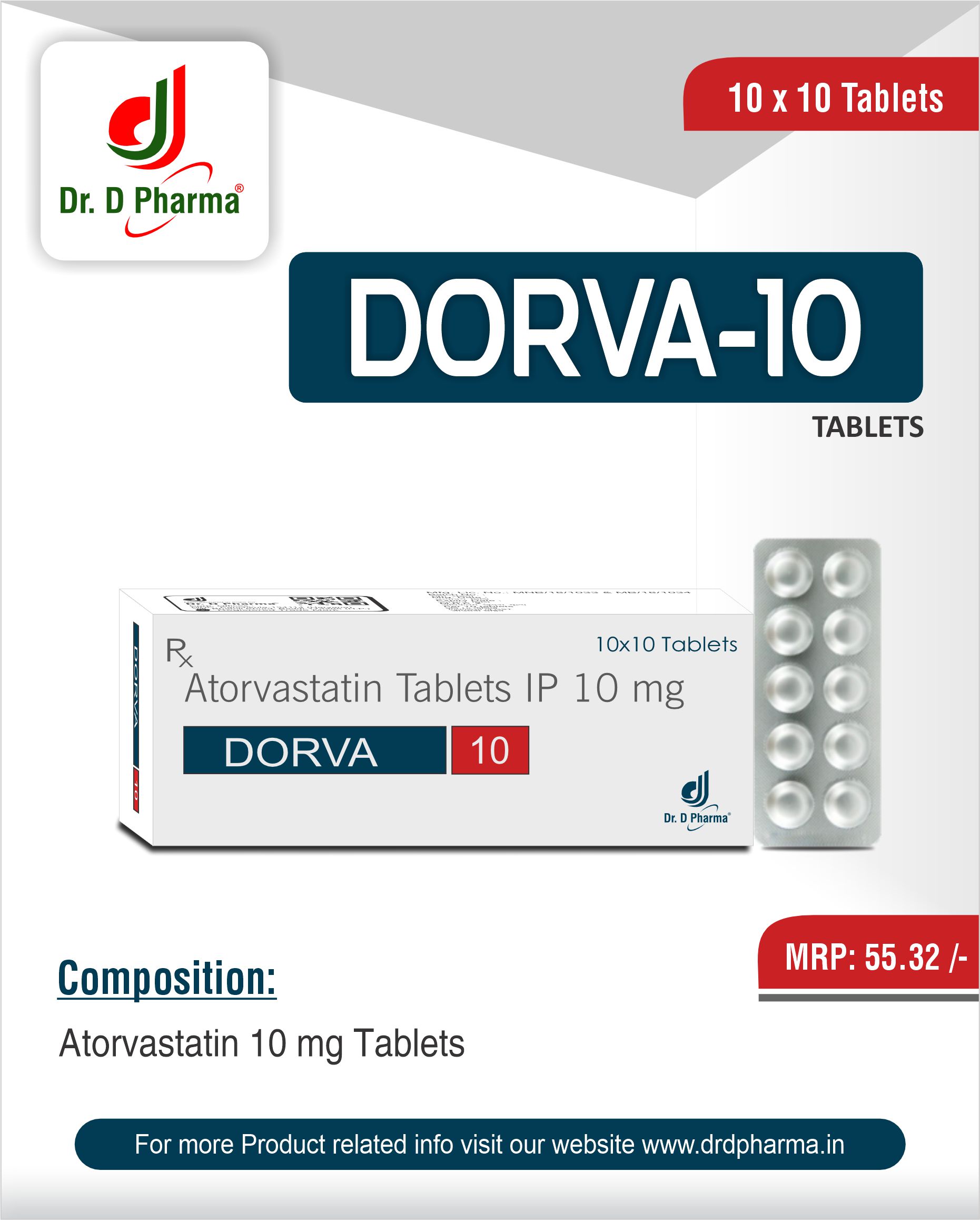 DORVA 10 Tablets